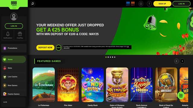888casino casino screenshot